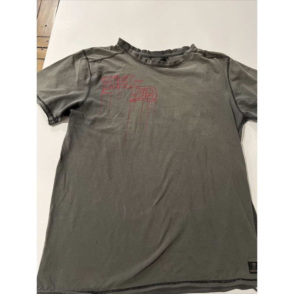 vintage harley davidson t shirt large with Small Pinholes (B2)